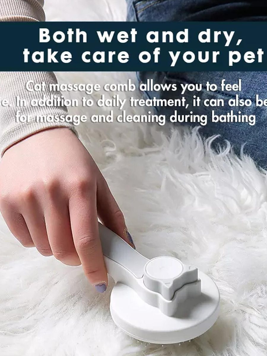 Self-Cleaning Slicker Brush