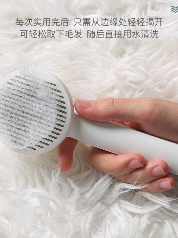 Self-Cleaning Slicker Brush
