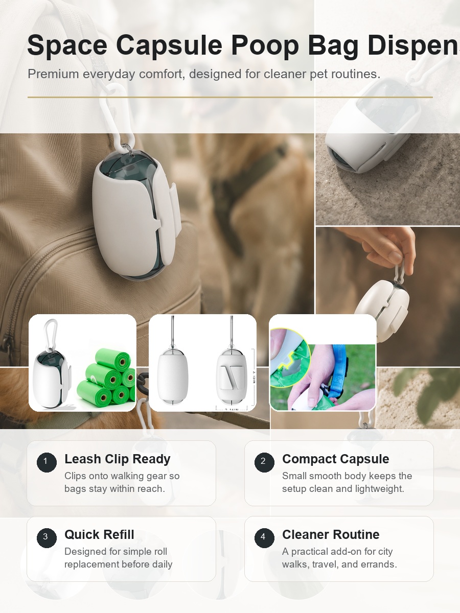 Space Capsule Poop Bag Dispenser rich product detail