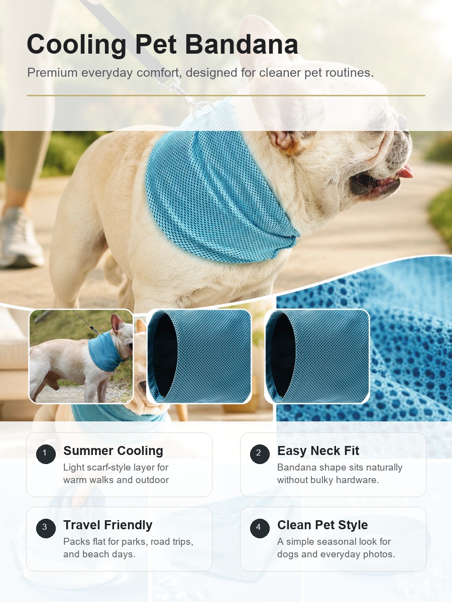 Cooling Pet Bandana rich product detail